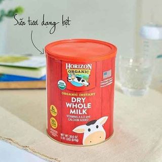 Sữa  Horizon Organic Dry Whole Milk 870gram ( Date 01/2026)