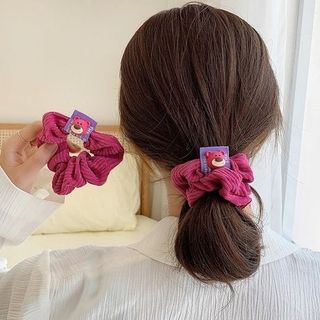 DÂY BUỘC TÓC GÂN GẤU HỒNG