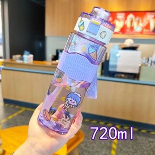 BÌNH NƯỚC DETOX CAO LÓT CAO SU CHỐNG TRƯỢT 720ML MS1017