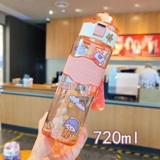 BÌNH NƯỚC DETOX CAO LÓT CAO SU CHỐNG TRƯỢT 720ML MS1017
