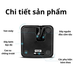 Bơm Lốp Ô tô Steelmate C03 - Mặt Đồng Hồ điện Tử - Bơm Thông Minh, Có Chế Độ Tự Ngắt - Xế Cưng .