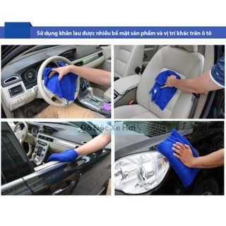 Khăn Lau Xe Mềm Mịn Thấm Hút Nước Kích Thước 35x75 cm