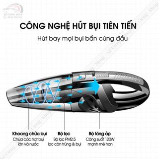 Máy Hút Bụi ô Tô Mini RungDong - G6053 Hút Bụi Cầm Tay