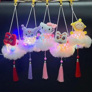 LỒNG ĐÈN TRUNG THU GIỎ TRE HOẠT HÌNH