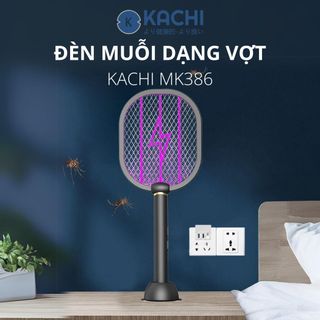 Đèn muỗi có chức năng vợt muỗi Kachi MK386 với đế sạc tích hợp giá sỉ