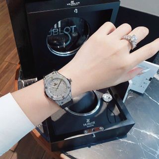 XẢ KHO ĐỒNG HỒ NAM NỮ CAO CẤP HUB FULL HỘT MÁY QUARZT NHẬT 2