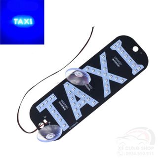Đèn LED chữ TAXI gắn kính chắn gió xe hơi đa dụng đổi 2 màu tùy chọn