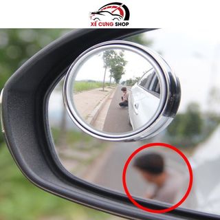 Cặp 2 Gương cầu xóa điểm mù trên ô tô Loại có viền