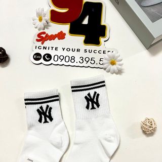 Tất vớ trẻ em nikeee, adiidasss, mlb, dreww trắng đen dành trẻ từ 1 đến 9 tuổi