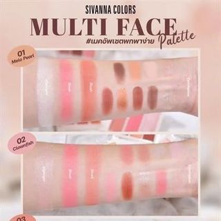 Phấn mắt 12 ô Sivanna Colors Multi Face HF650 - Chính Hãng