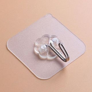 Móc treo đồ dán tường trong suốt