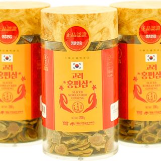 Hồng sâm HQ thái lát (200g dạng lọ) – Daedong