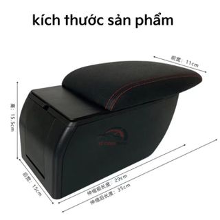 Hộp tỳ tay vios, yaris tích hợp cổng USB đời xe 2014-2021 cao cấp