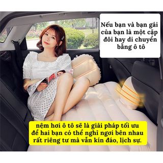 Đệm hơi ô tô loại 4-5 chỗ hàng đầy 2,3 kg, Đủ Mầu