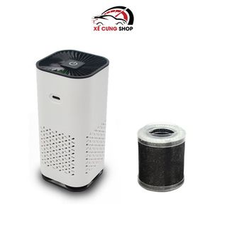 Máy Lọc Không Khí Ô Tô Với Bộ Lọc HEPA Ion Âm Khử Mùi Bụi Khói Thuốc Khử Mùi Đèn Ngủ Máy Lọc Không Khí Trên Xe Hơi