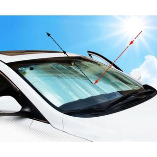 Tấm chắn nắng kính lái bằng xốp xe ô tô kích thước 130x60cm cách nhiệt