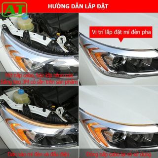 Bộ Led Dây Độ Mí Ngoài Đèn Pha Ô Tô 2 IN 1 60cm Xi Nhan Chạy Đuổi