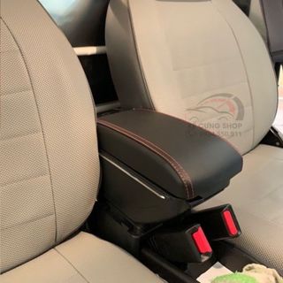 Hộp Tỳ Tay, Bệ Tỳ Tay Xe Suzuki Ertiga, XL7 Màu Đen Có Cổng USB lắp đặt dễ dàng