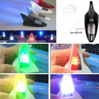 Ăngten, Vây Cá Mập Có Đèn LED Cảnh Báo An Toàn Cho Ô Tô, Sử Dụng Pin Năng Lượng Mặt Trời