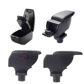 Hộp Tỳ Tay, Bệ Tỳ Tay Xe Suzuki Ertiga, XL7 Màu Đen Có Cổng USB lắp đặt dễ dàng