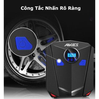 Bơm lốp AIKESI bơm hơi tự ngắt - Bơm lốp điện tử chính hãng AIKESI
