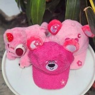 MŨ LƯỠI TRAI LÔNG GẤU DÂU 4-10 TUỔI
