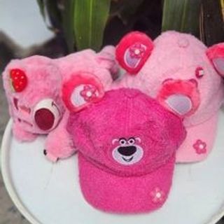 MŨ LƯỠI TRAI LÔNG GẤU DÂU 4-10 TUỔI