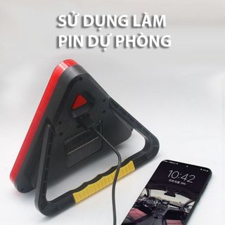 Đèn LED cảnh báo an sự cố toàn kiêm sạc dự phòng