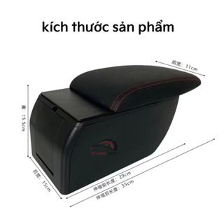 Hộp tỳ tay xe SOLUTO cao cấp