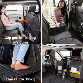 Đệm ngủ sau ghế ô tô 6 mảnh - Nệm treo phía sau xe tiện dụng