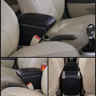 Hộp tỳ tay dùng cho mọi loại xe ô tô- Màu đen