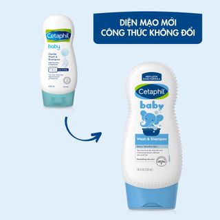 Sữa tắm gội dịu nhẹ cho bé Cetaphil Baby Wash & Shampoo 230ml - Chính hãng giá sỉ