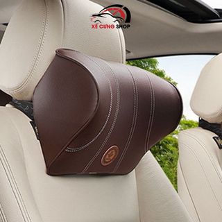 Gối tựa đầu cao su non Bọc Da cao cấp