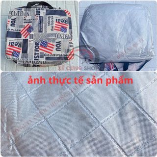 Bạt phủ tráng nhôm 4 chỗ đến 7 chỗ,chống nóng, chống nước, có khóa kéo cánh cửa