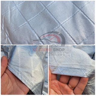 Bạt phủ tráng nhôm 4 chỗ đến 7 chỗ,chống nóng, chống nước, có khóa kéo cánh cửa