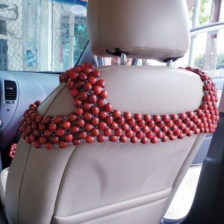 Lót ghế ô tô hạt gỗ Nhãn, lót ghế hạt gỗ 100% tự nhiên cao cấp