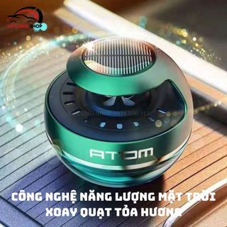 Nước hoa ô tô cao cấp Atom chạy năng lượng mặt trời
