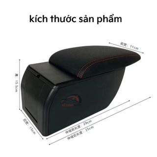 Hộp tỳ tay xe Hyundai I10 đời 2012-2020 cao cấp