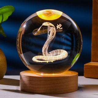 Quả cầu pha lê 6cm đủ 12 con giáp