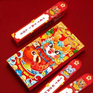 LIXI LÌ XÌ GIEO QUẺ- HỘP VUÔNG