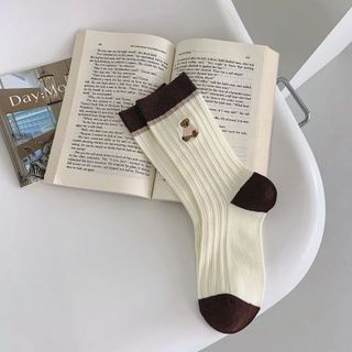 SET 5 ĐÔI SỌC NÂU CỔ CAO TÚI ZIP