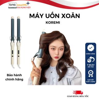 [Giá sỉ]Máy uốn tóc xoăn Koremi, máy làm tóc xoăn sóng tự động tạo nếp tóc uốn xoăn tùy chỉnh bảo hành chính hãng giá sỉ