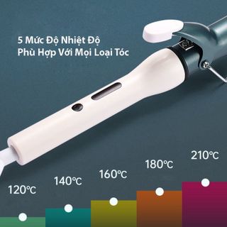 [Giá sỉ]Máy uốn tóc xoăn Koremi, máy làm tóc xoăn sóng tự động tạo nếp tóc uốn xoăn tùy chỉnh bảo hành chính hãng