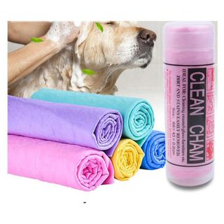 [Lẻ=sỉ] Khăn tắm chó mèo Clean Cham siêu thấm hút (CÓ HỘP) - Khăn lau đa năng, siêu thấm đa công dụng giá sỉ