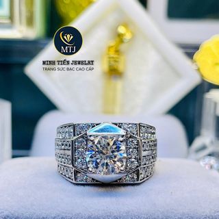 nhẫn bạc nam 925 ni tay 20