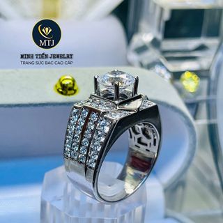 nhẫn bạc nam 925 ni tay 20