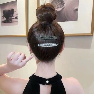VĨ 4 KẸP MÁI DÀI ĐÍNH HẠT ĐÁ MS906