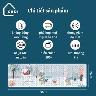 [Lẻ=sỉ] Tấm chắn gió điều hoà, tấm chuyển đổi hướng gió điều hoà, máy lạnh bảo vệ sức khoẻ gia đình.
