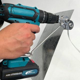 Đầu cắt tôn, cắt tôn sóng, thép và inox..Lưỡi cắt tôn gắn máy khoan. đầu cắt tôn gắn máy khoan