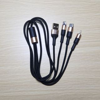 Dây Sạc 3 Đầu Hoco X26 - Sạc Nhanh 2A NightLing Micro TypeC - An Toàn, Đa Năng – Dây Dù Dài 1M
